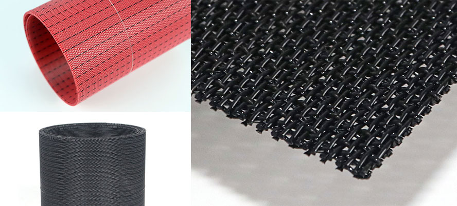 Antistatic mesh belt