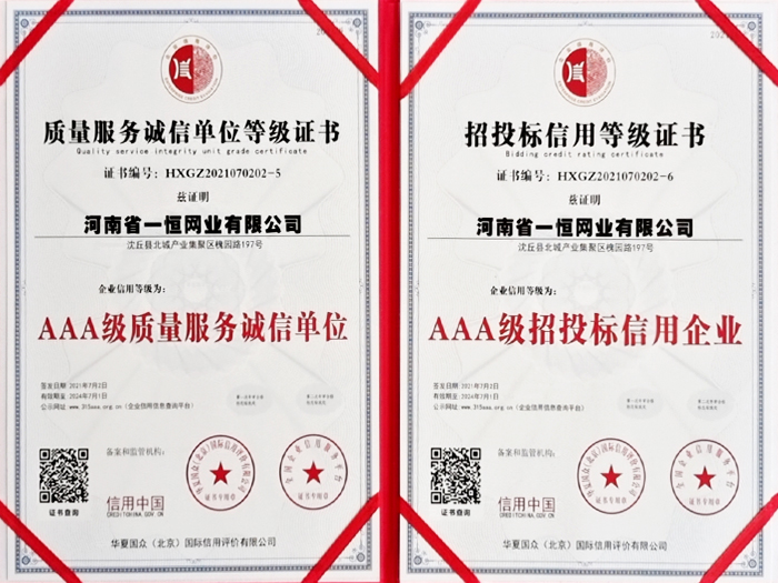 Level Certificates