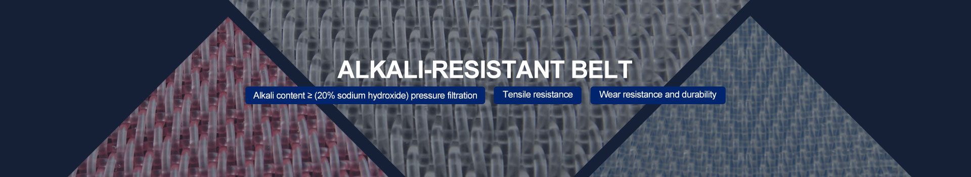 Alkali-resistant  belt
