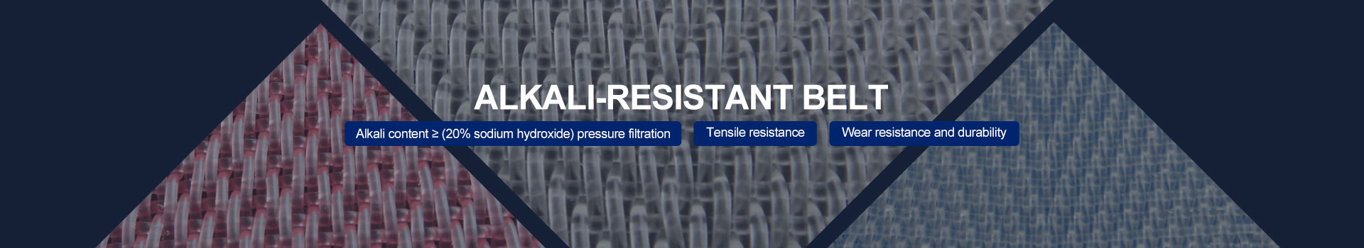 Alkali-resistant  belt